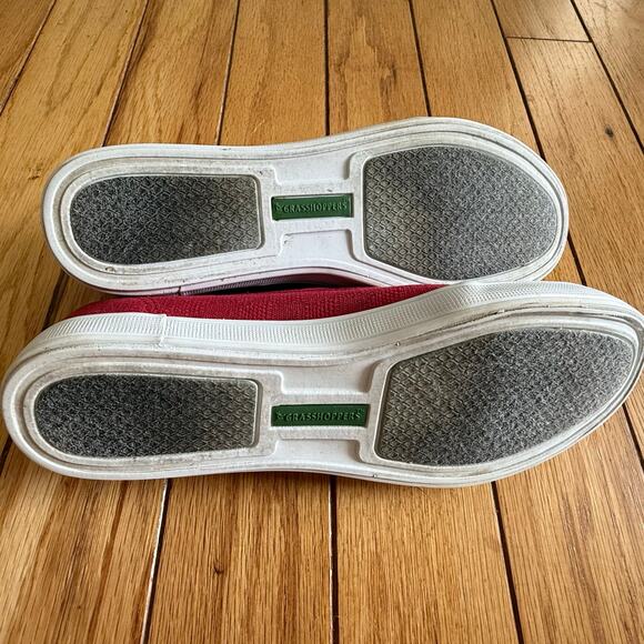 Vintage Women’s Red Canvas Grasshoppers by Keds Size 8 1/2 - Picture 8 of 12